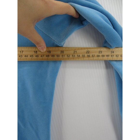 Sno Skins Top Medium Velour Turtleneck Shirt Pullover T Tee Stretch - Picture 5 of 10